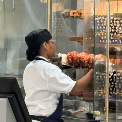 A Person In A Chef's Uniform Cooking Food Ai Generated Content May Be Incorrect