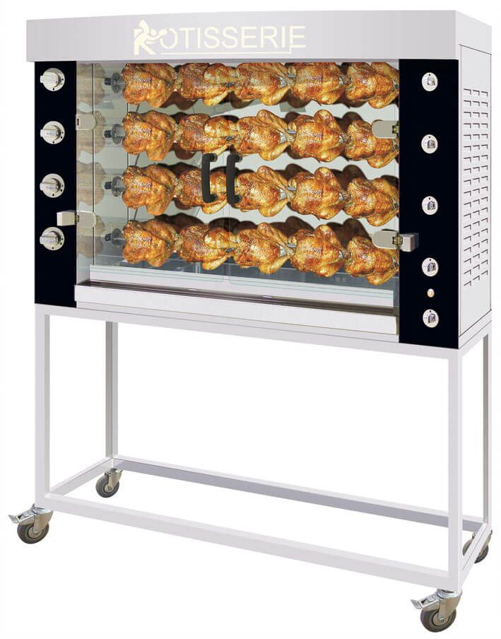 Rotisserie Performance 1400.4pg Pivot Logo Roof Black