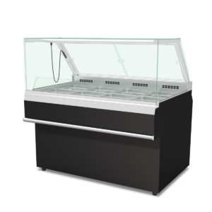 heated display case